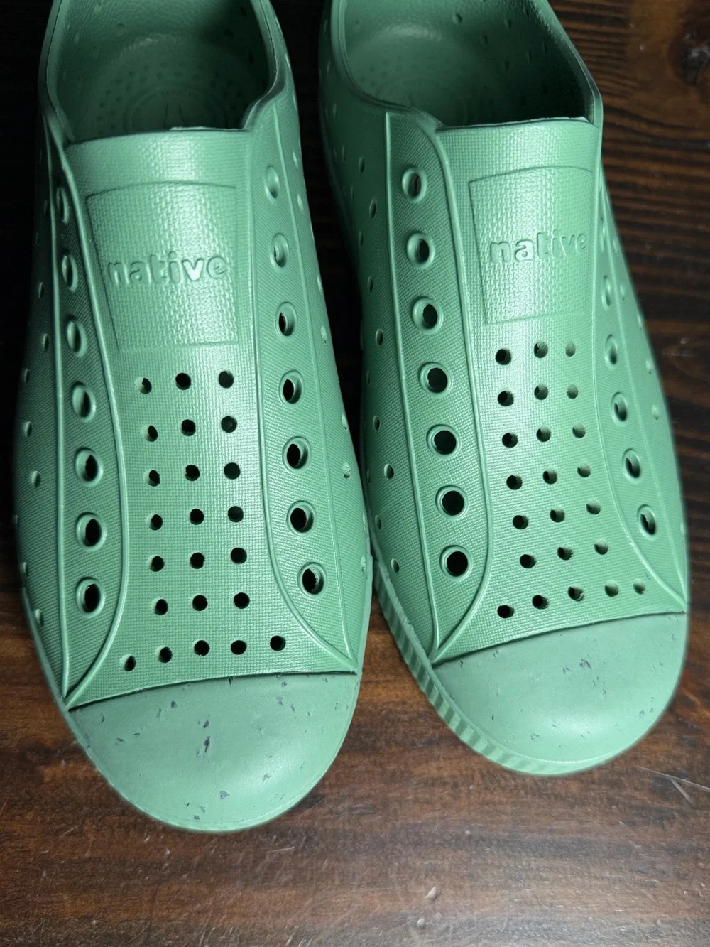 Native Shoes Kids Jefferson Bloom Green Earth Friendly Water Shoes-J3